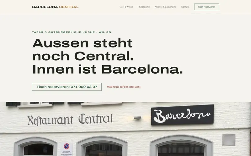 Startseite von Barcelona Central