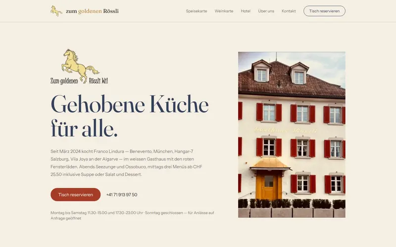 Startseite von Goldenes Rössli