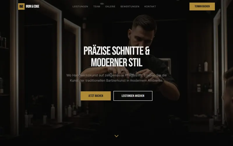 Startseite von Iron & Edge