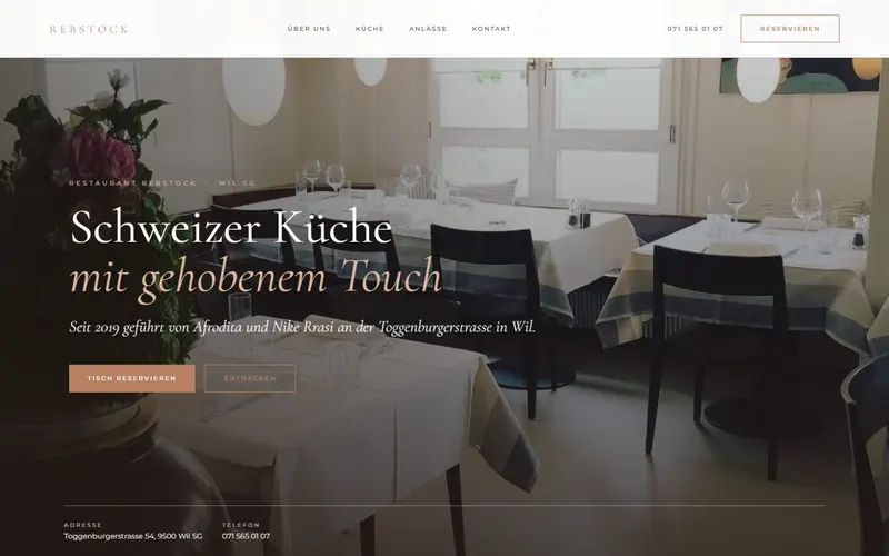 Startseite von Rebstock